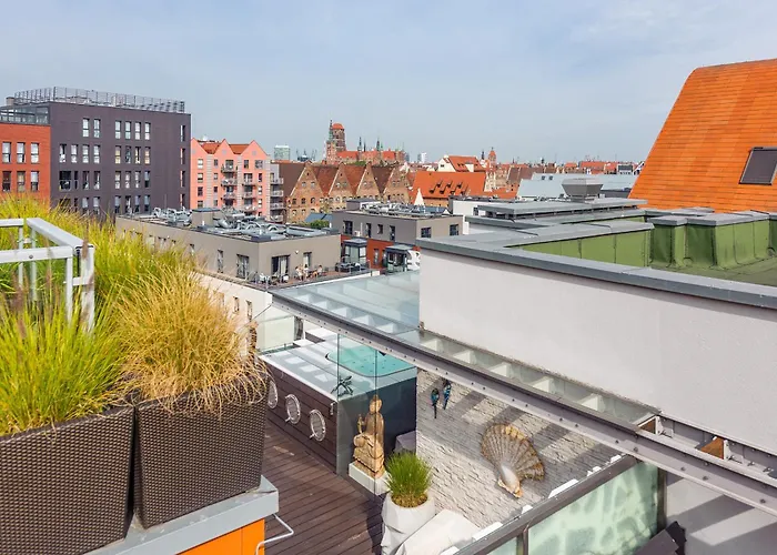 Walk - Premium Duplex With Terrace + 2 Parking 아파트 그단스크