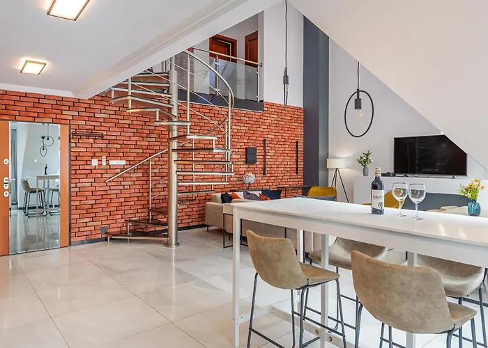 Walk - Premium Duplex With Terrace + 2 Parking * 그단스크