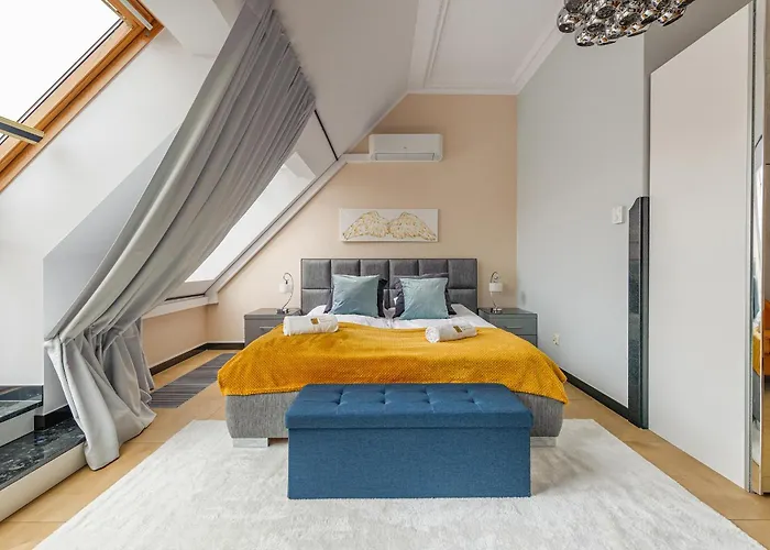 Walk - Premium Duplex With Terrace + 2 Parking 아파트 그단스크